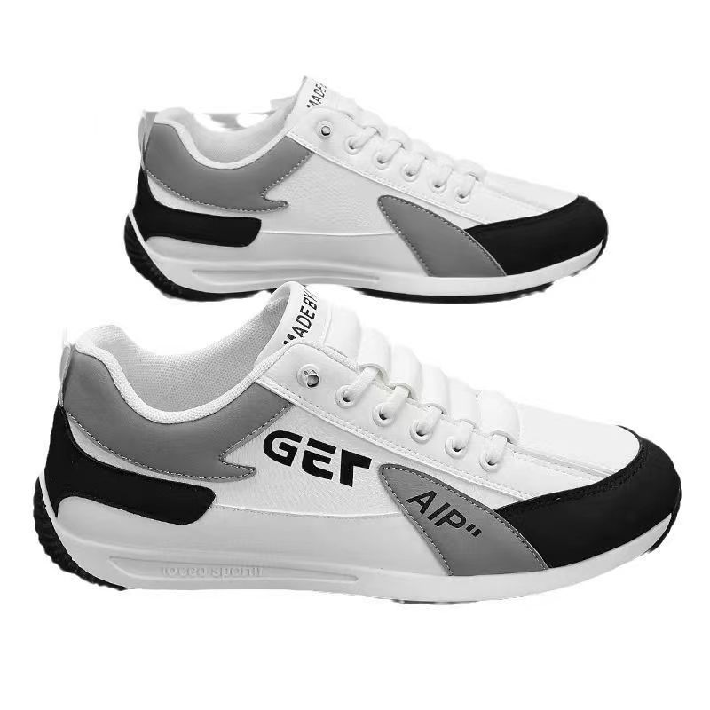 Men's 2025 Spring New Men's white sneakers, trendy Forrest Gump shoes, lightweight and breathable running shoes for men wholesale Item Picture