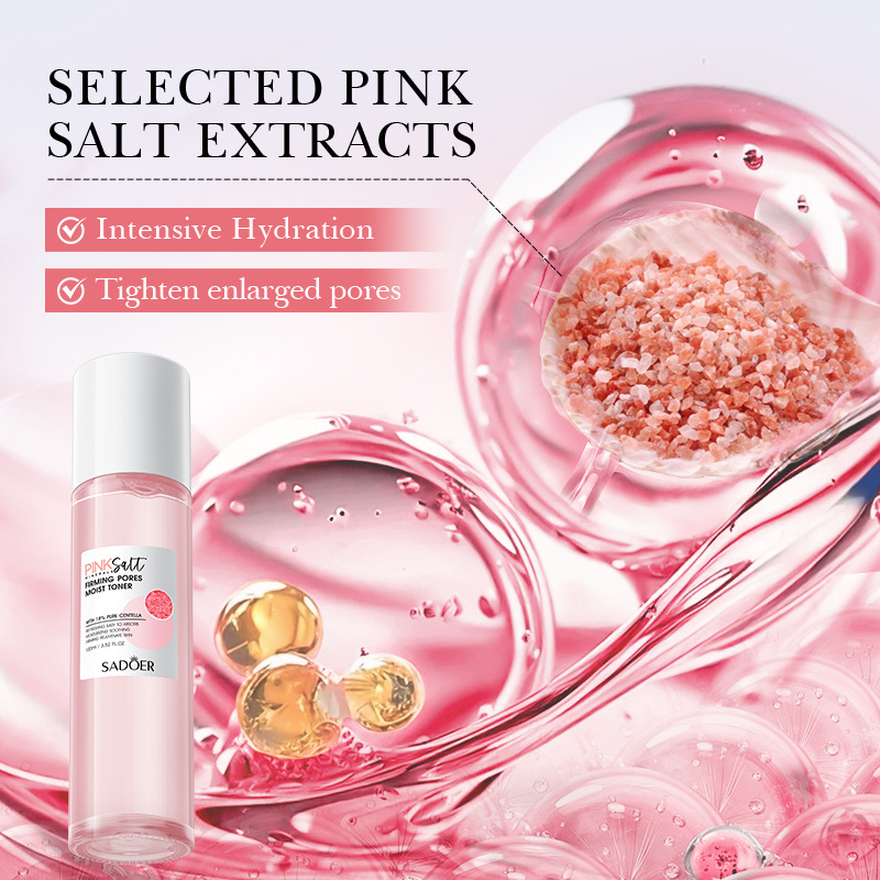 SADOER Himalayan Powder Salt Pore Firming Moisturizing Toner Cross-border Export wholesale Specification drawing