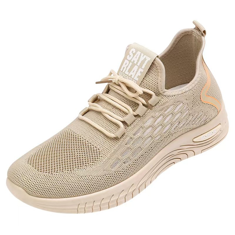 "Sneakers Trend 2025 New Men's Summer Breathable Fei-woven Sneakers Men's Casual Shoes manufacturer Z Direct Sales Batch. full figure