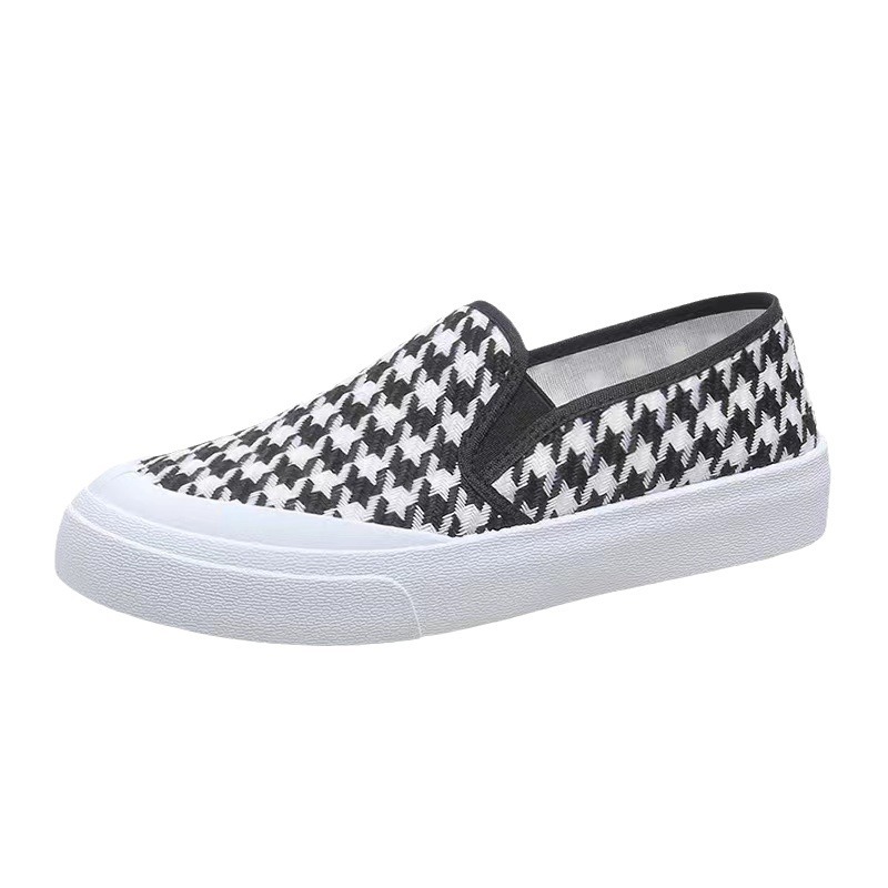 New women's shoes: Breathable and comfortable casual shoes for women, simple student shoes, Korean-style fashionable one-step lazy shoes wholesale Item Picture