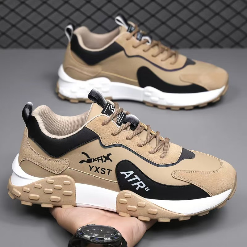 Casual best-selling men's shoes, trendy and versatile running shoes, lightweight, anti-slip, breathable, men's soft soles, durable and comfortable for sports men Specification drawing