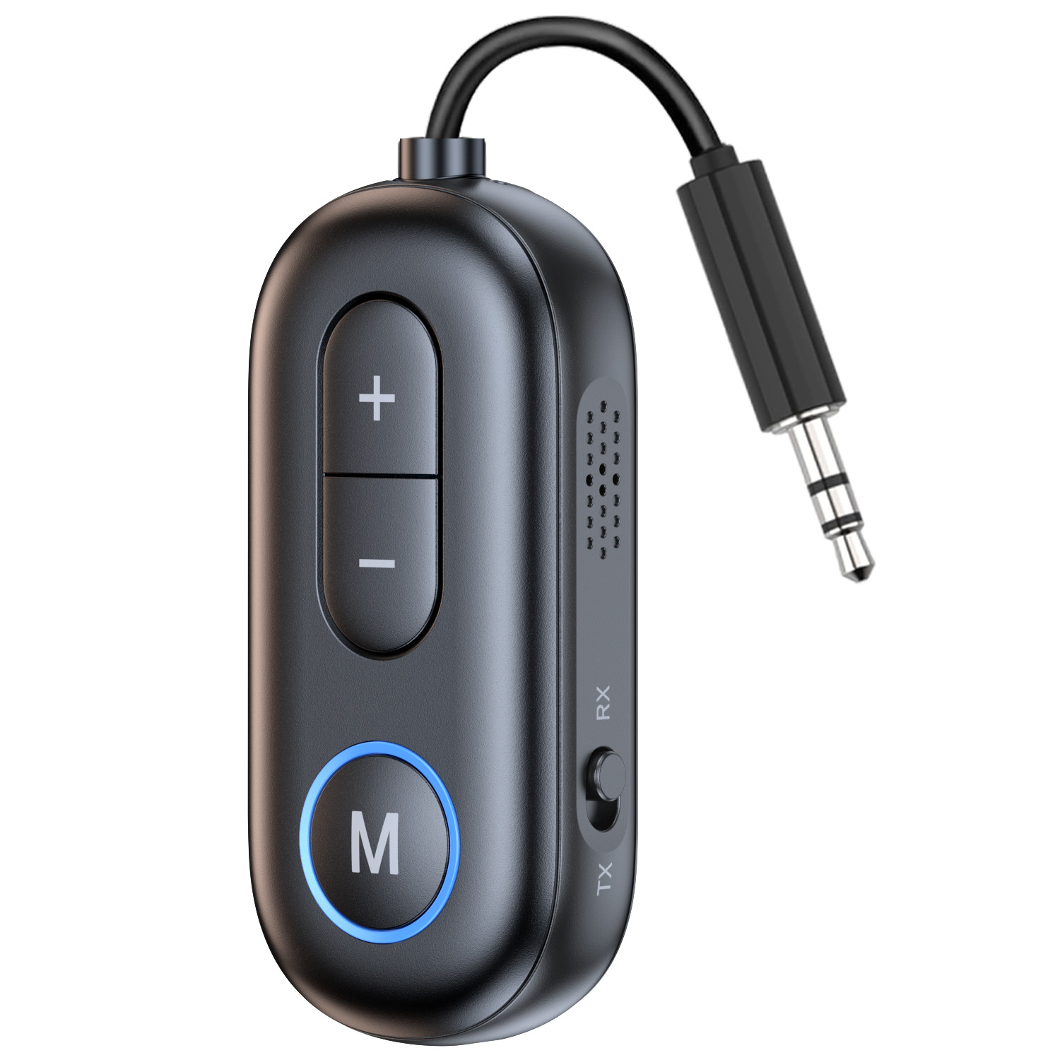 New Bluetooth 5.4 receiver transmitter, vehicle-mounted aux 2-in-1 wireless transmitter dedicated to aircraft fitness TV Item Picture