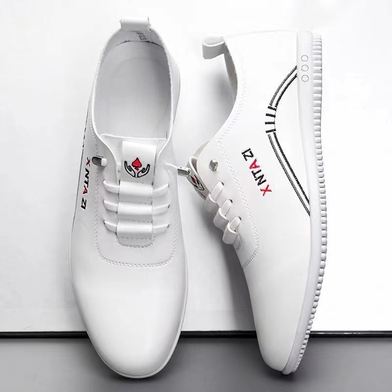 2024 Men's Spring/Summer New men's leather shoes, Korean-style trendy and fashionable leather shoes, casual leather shoes, one-piece consignment Specification drawing