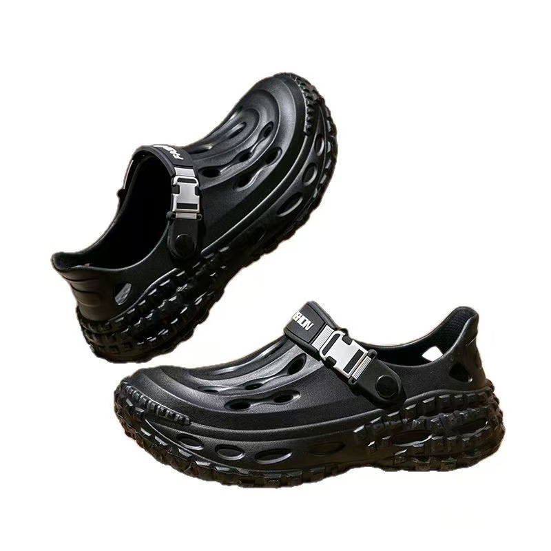 Men's sports summer outerwear sandal brand 2025 Beach outdoor anti-slip thick-soled slip-feeling slippers for men Item Picture