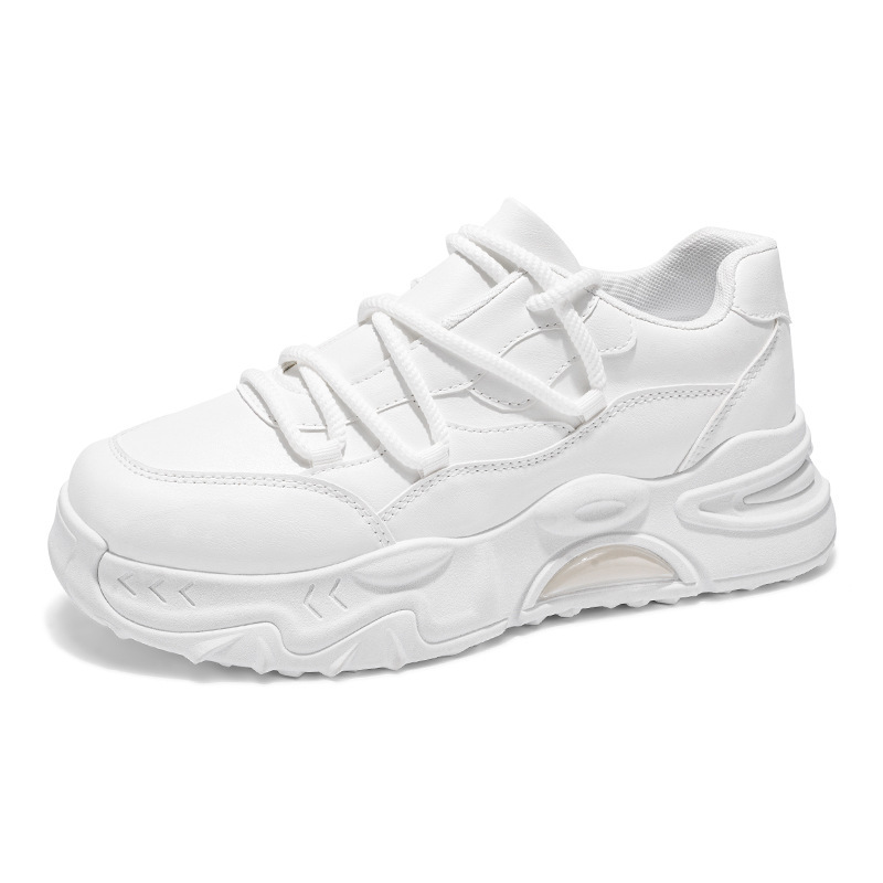 Men's shoes 2024 autumn new breathable white sneakers, men's sports shoes, trendy and versatile thick-soled casual dad trendy shoes Item Picture
