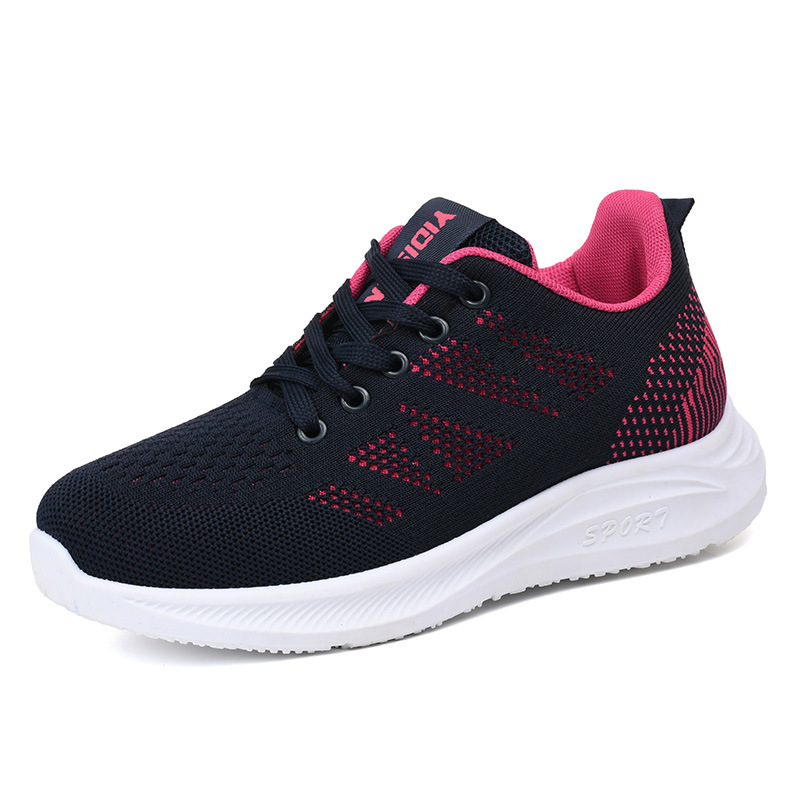 Cross-border new Feizhi women's sports shoes, women's mesh surface breathable and comfortable, trendy and versatile mom shoes, women's wholesale Item Picture