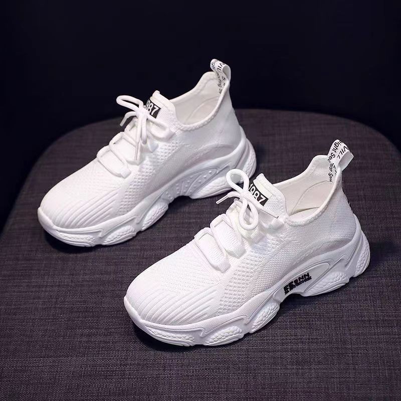 Shoe Women 2025 New style Feizhi breathable sports shoes, trendy women's shoes manufacturer wholesale women's shoes, student white shoes full figure