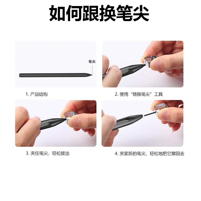 Applicable to Xiaoyuan Smart Practice Book S1 A1, stylus learning and practice Machine S2, magnetic pen cap eraser Electromagnetic pen Application Scenario