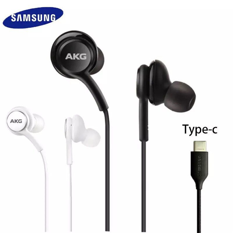 The Note10 headphones are compatible with the TYPE-C headphone jack of the original Samsung Note10 s20 A8S wire-controlled headphones Item Picture