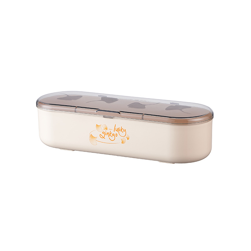 C64-528 Xingyun Jinyu Chopstick Box with lid Chopstick box 筷笼 kitchen storage with spoon for draining water storage Item Picture