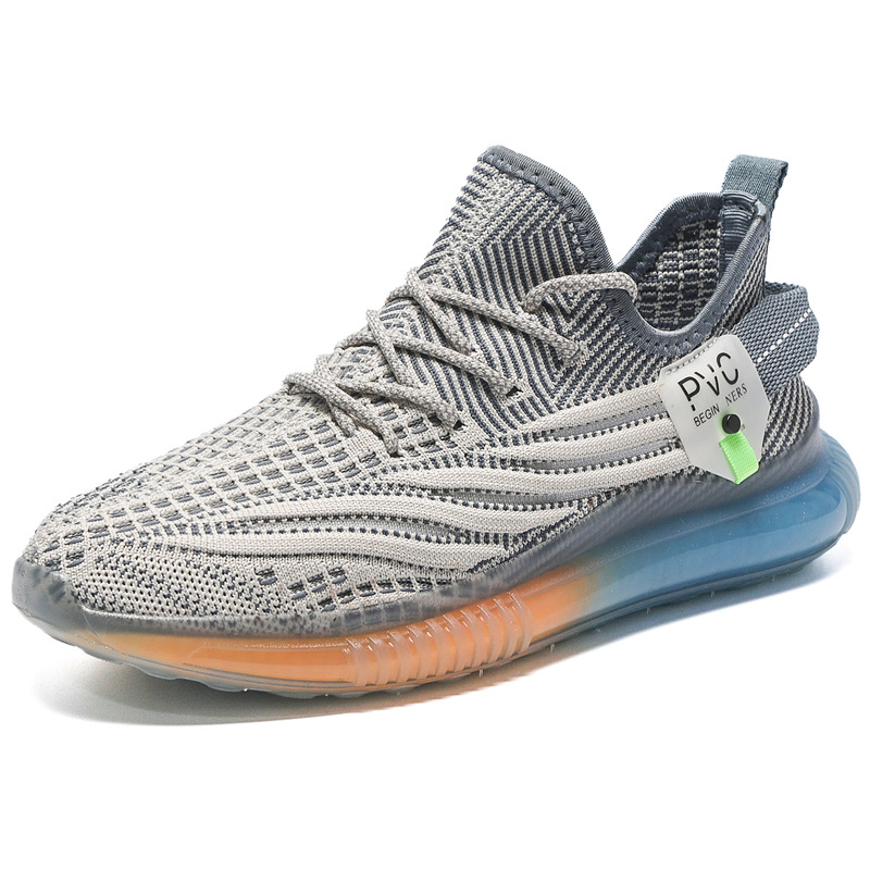 2024 Summer Breathable fei-woven men's shoes, coconut shoes, men's sports shoes, casual shoes, trendy online shoes, men's shoes wholesale Item Picture