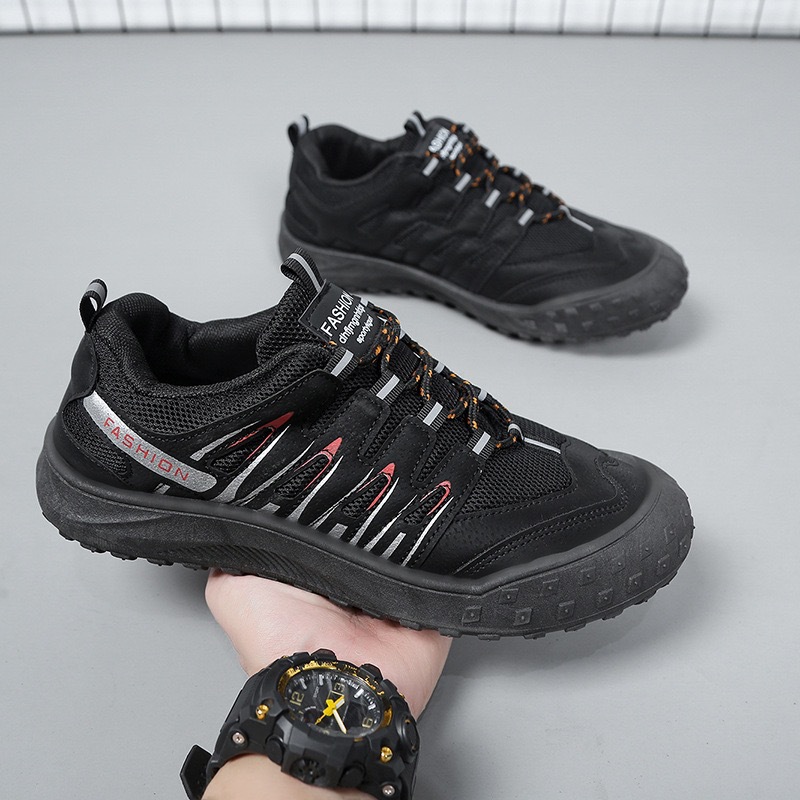 New men's summer breathable cross-border woven sports shoes for export, men's casual shoes wholesale for 2025 sports shoes Application Scenario