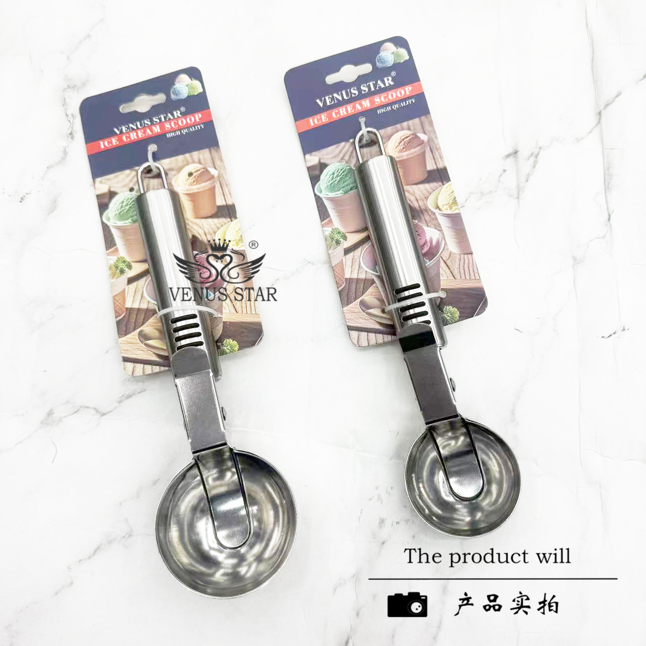 冰淇淋勺雪糕勺挖球器挖水果球挖勺不锈钢西瓜勺子模具冰激凌挖勺