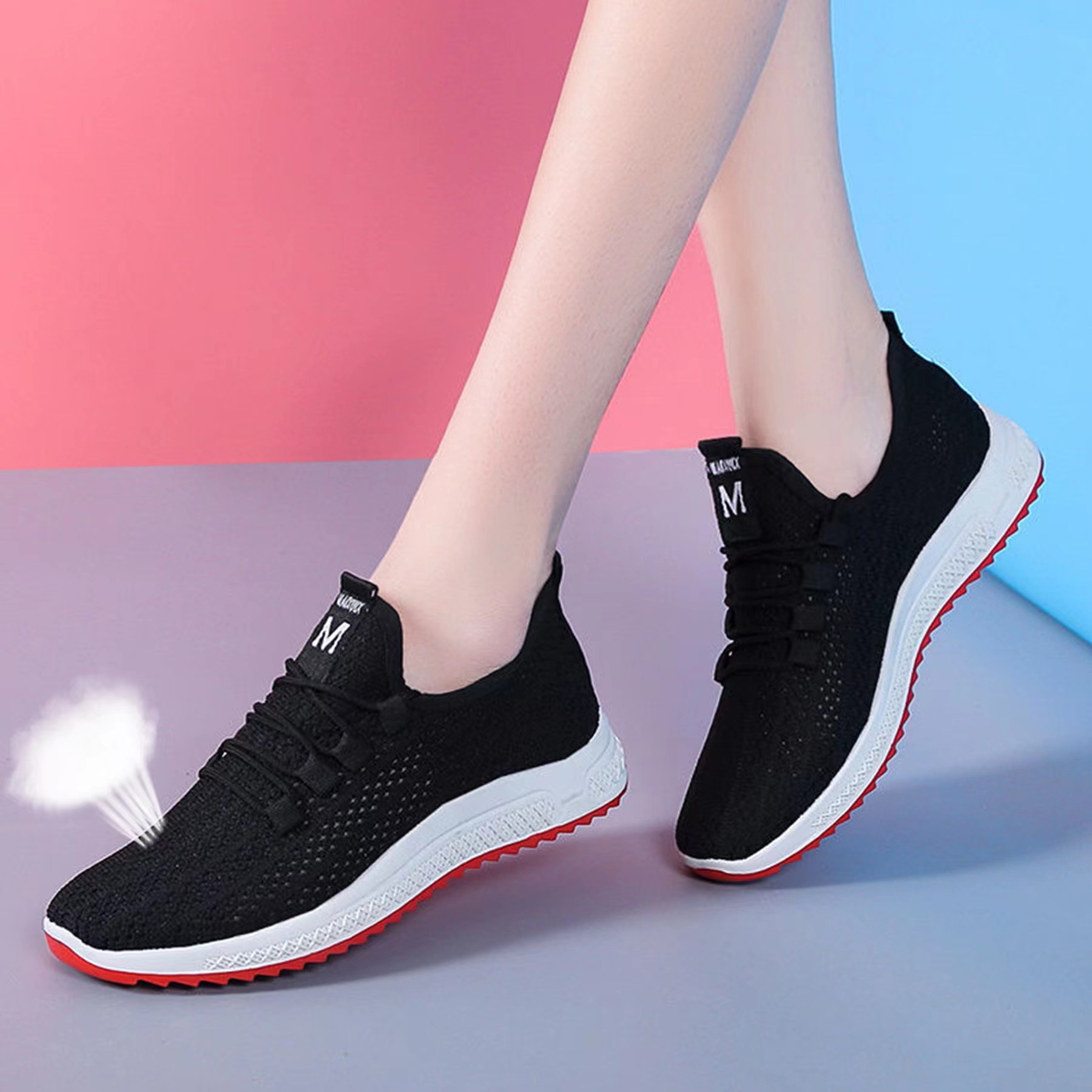 Casual shoes for women, spring trend, breathable shoes for women, 2023 new style shoes for women, fashionable casual sports shoes for women full figure