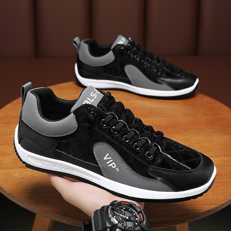 New breathable summer men's shoes, men's Korean-style versatile flat sports shoes, casual shoes, board shoes, dad trendy shoes details Picture