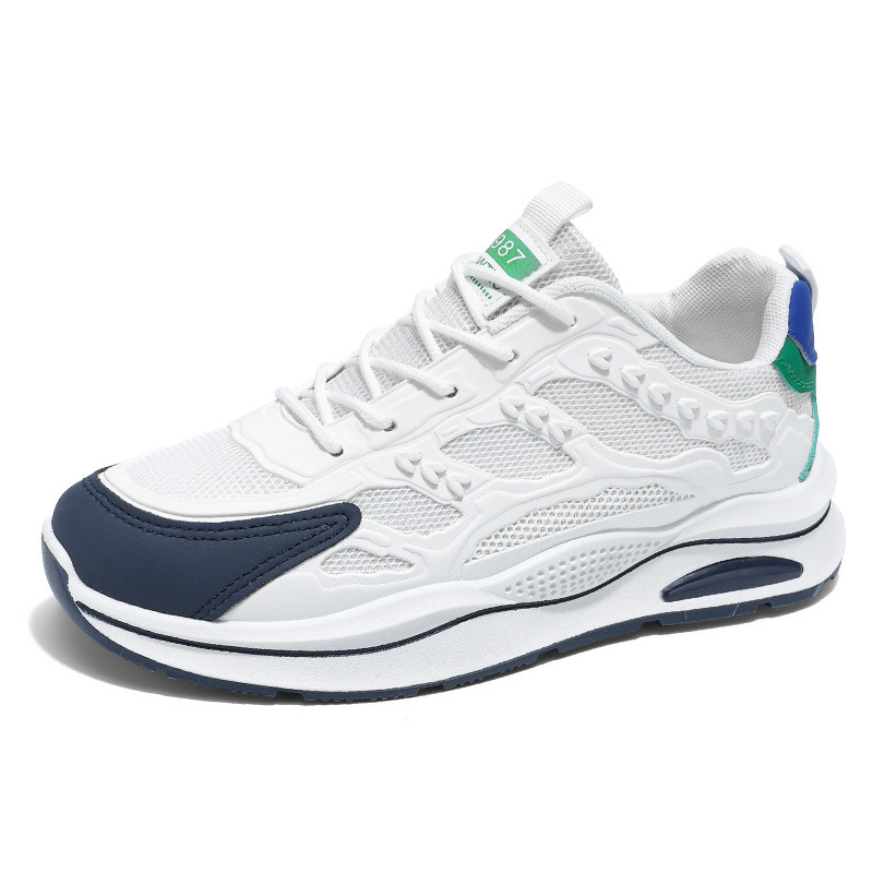 Men's shoes 2025 Spring New low-top thick-soled sports shoes, men's fashionable, trendy, casual and versatile dad trendy shoes Item Picture
