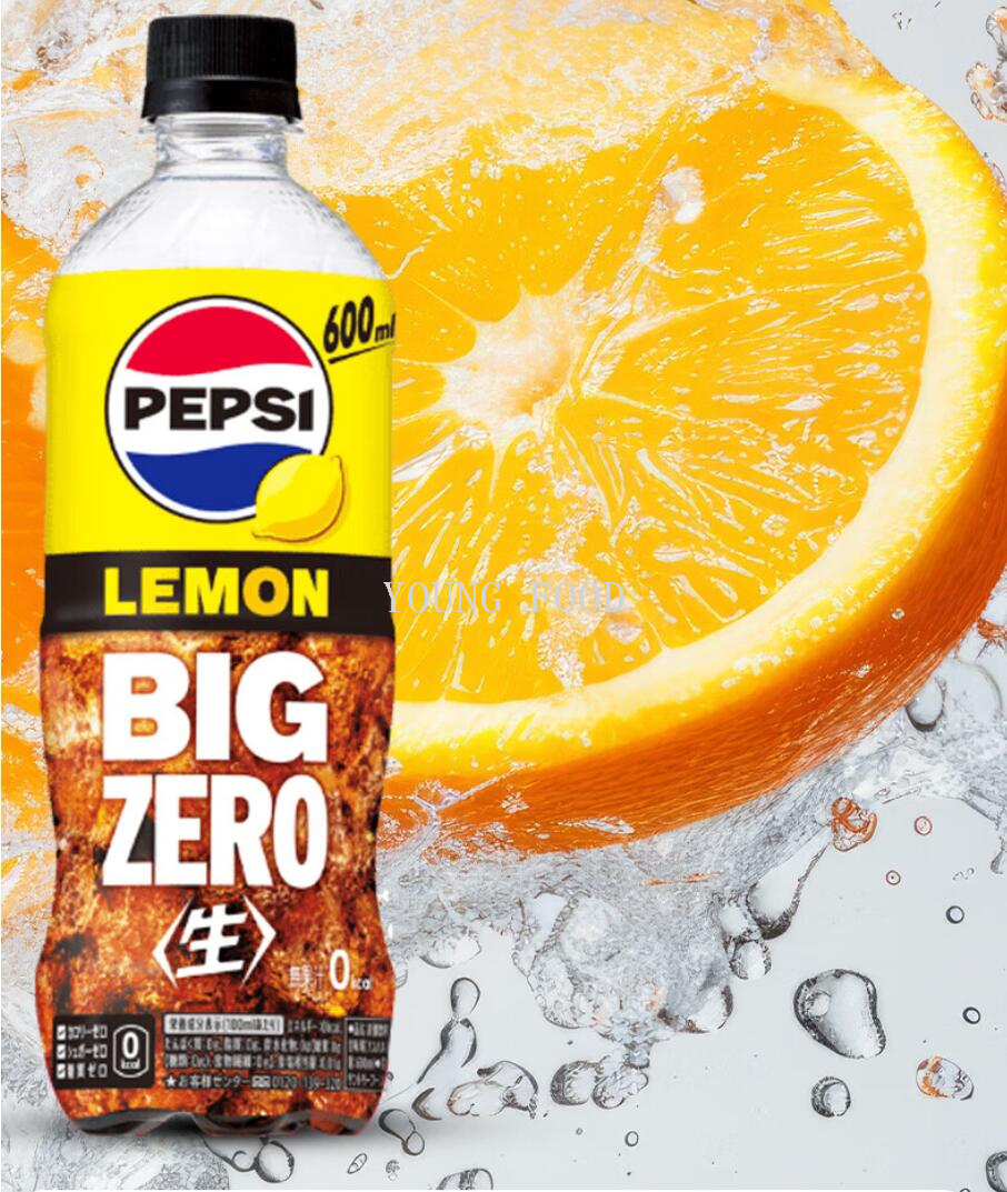 批发包邮 百事可乐柠檬味碳酸饮料600ml日本进口手办休闲零食汽水详情9