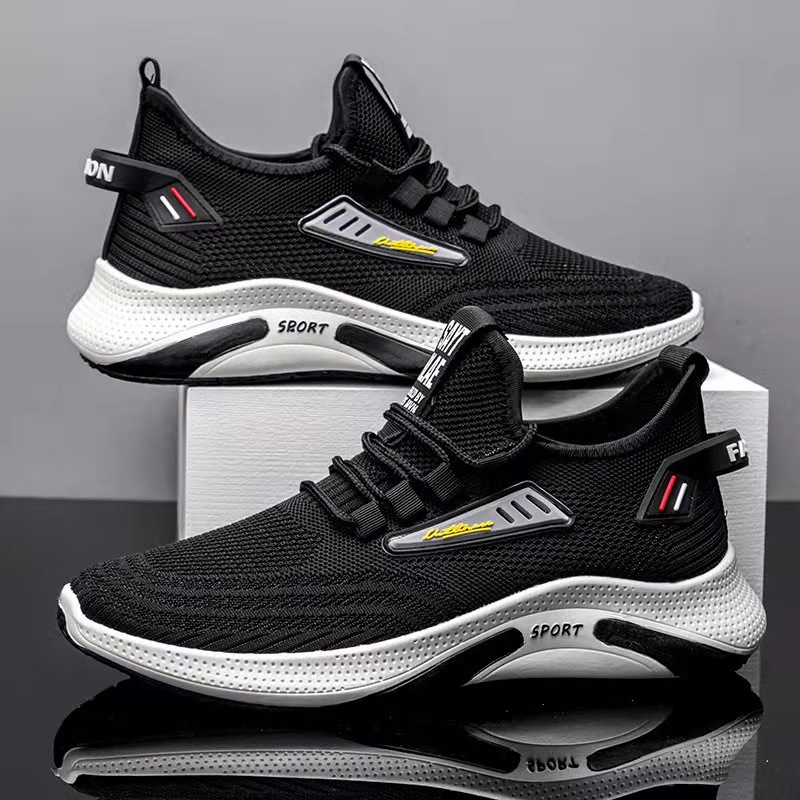 Men's shoes wholesale 2022 Spring/Summer: Comfortable, breathable, Feizhi men's shoes, fashionable and durable running shoes, casual sports shoes for men Specification drawing