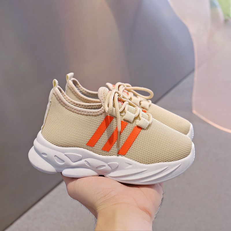 New Korean-style net shoes for boys and girls, children's sports shoes, coconut shoes for kids, and indoor shoes for kindergartens Specification drawing