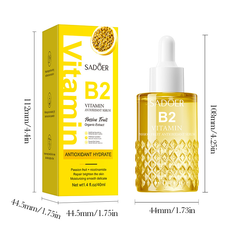 Cross-border wholesale of SADOER passion Fruit Vitamin B2 Antioxidant Essence and Hydrating Essence in English Item Picture