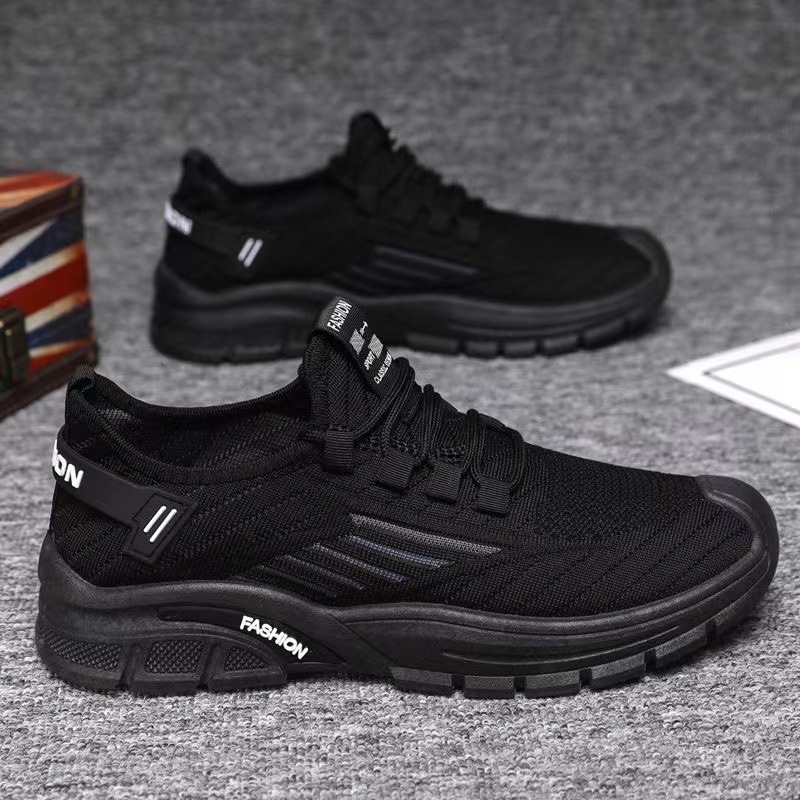 2024 Autumn new men's shoes, breathable sports shoes, casual mesh shoes, trendy sports men's shoes wholesale from the manufacturer full figure