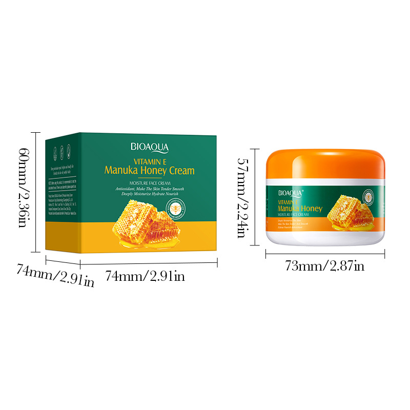 All-english Boquanya Vitamin E Manuka Honey Moisturizing Cream Cross-border export wholesale Item Picture