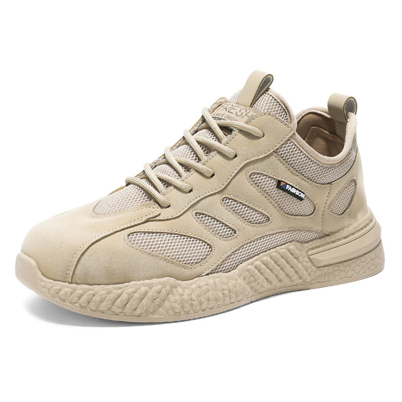 Summer new breathable mesh shoes for men, trendy and versatile thick-soled sports shoes for casual dad Item Picture