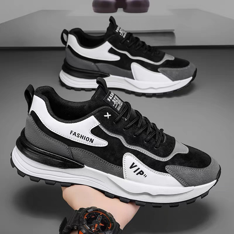 Summer men's shoes 2024 new breathable shoes for men, Korean style versatile thick-soled men's sports shoes, casual dad trendy shoes details Picture
