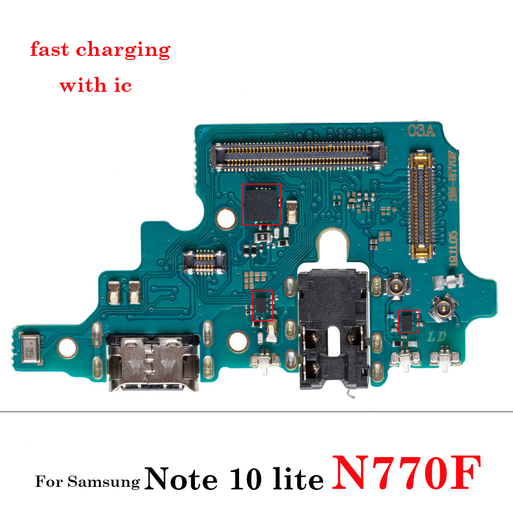 Compatible with Samsung Note10 fast charging tail plug USB charger connector board port note8 9 Application Scenario