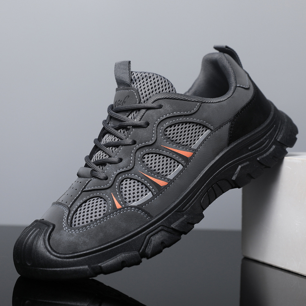 Wholesale and export of men's breathable casual shoes, trendy workwear, hiking and outdoor sports shoes, mesh comfortable mountaineering shoes Application Scenario