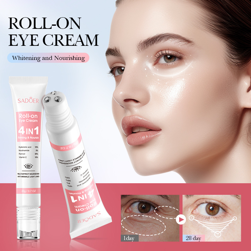 Cross-border wholesale of SADOER Four-in-One Multi-effect Firming and Nourishing Eye Cream and moisturizing eye cream in English details Picture