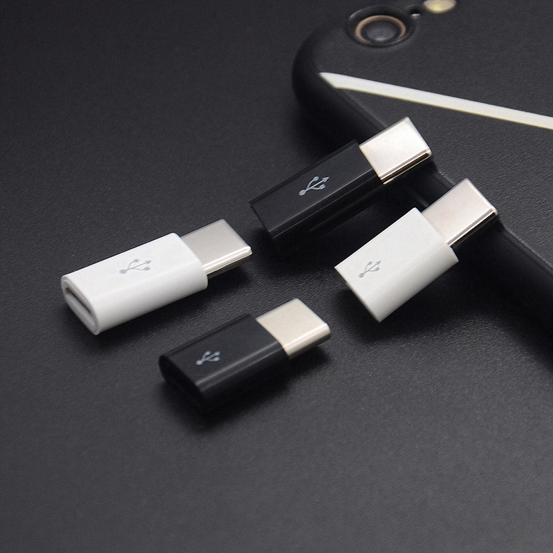 The Micro female Type-c mobile phone Type-C adapter tpc adapter is suitable for Apple and Huawei plugs and usb ports Specification drawing