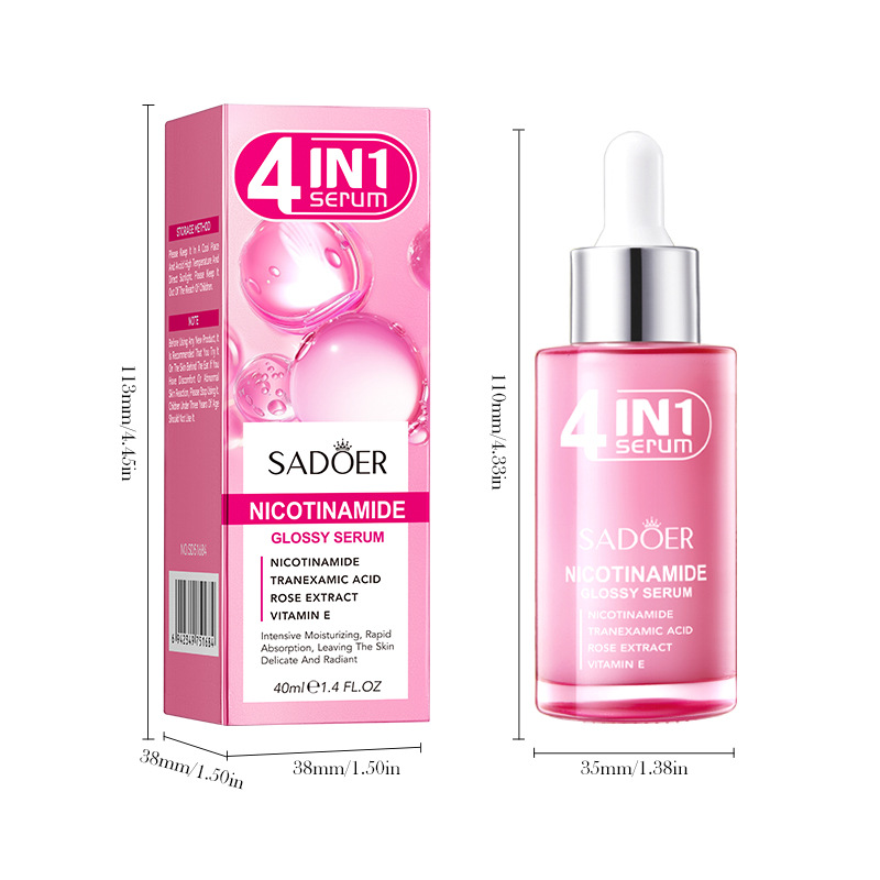Cross-border export wholesale of SADOER Niacinamide Luster Essence, Hydrating, Moisturizing and Whitening Essence in full English Item Picture