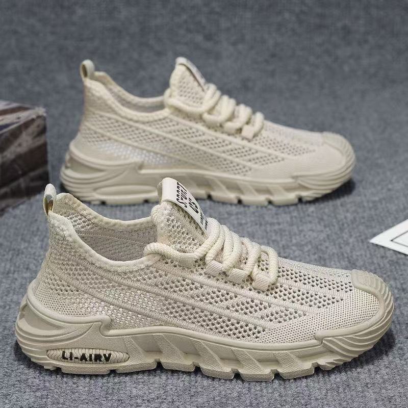 2025 Coconut Shoes Men's Summer New Breathable perforated Mesh Shoes Men's trendy and versatile sports shoes Casual Dad Application Scenario