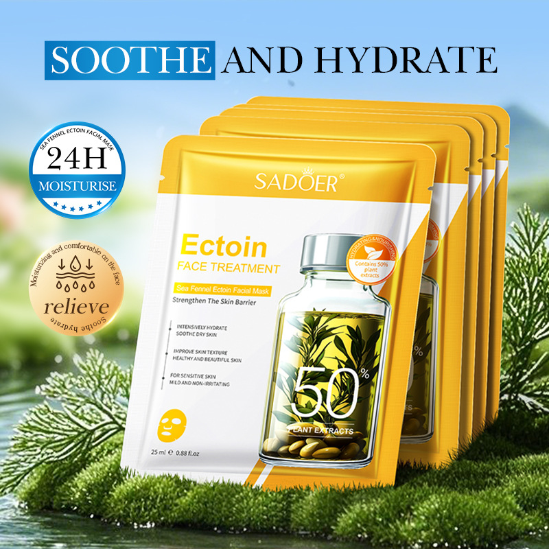 Full English SADOER Sea fennel Ectoin Mask Moisturizing, hydrating and Nourishing Mask cross-border export wholesale full figure