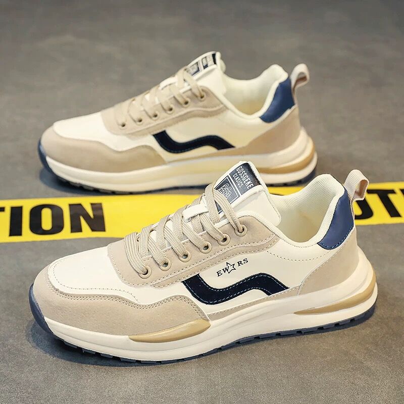 Men's summer 2024 new breathable plate shoes, men's trendy and versatile height-increasing sports and casual running shoes, trendy shoes Specification drawing