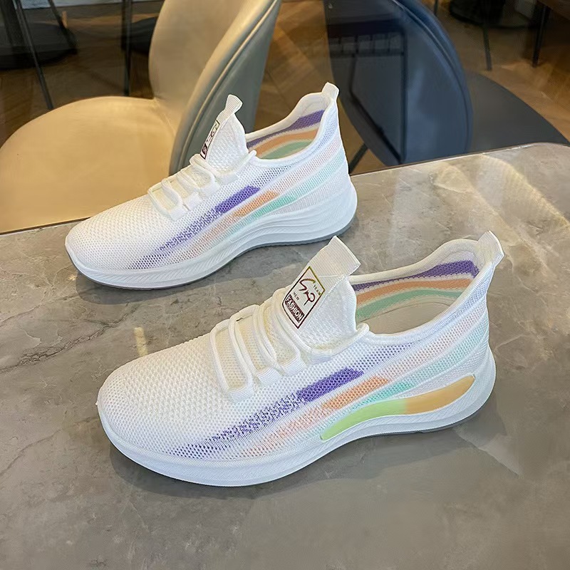 The 2025 summer new low-top women's woven mesh casual, breathable, lightweight and sporty women's shoes are a bestseller in foreign trade Application Scenario