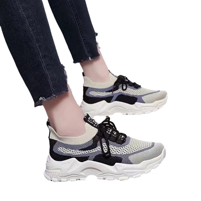 New Spring 2025 shoes: Women's breathable casual shoes, student fashion dad shoes, wholesale sports shoes from the manufacturer Item Picture