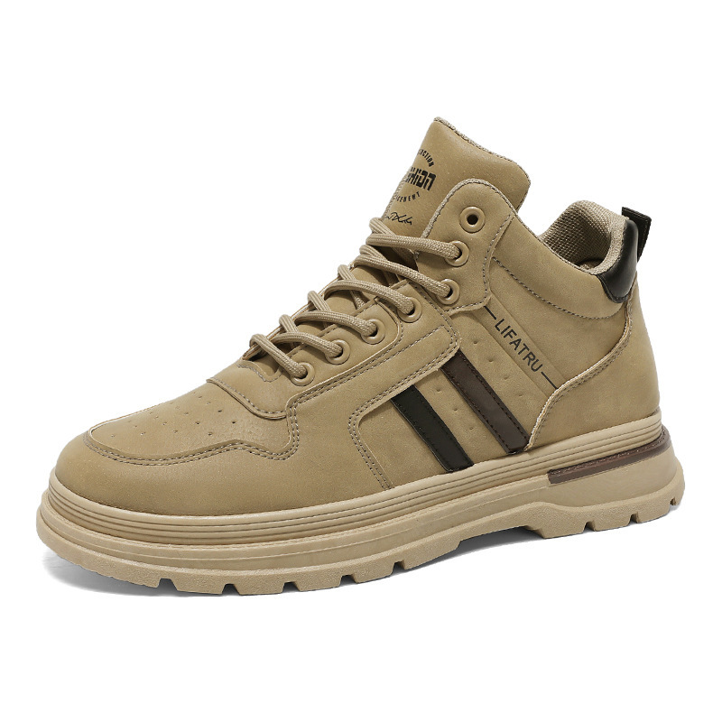 New men's shoes for autumn: High-efficiency workwear shoes for men, trendy and versatile, anti-slip sports casual shoes, board shoes, and work safety shoes for men Item Picture