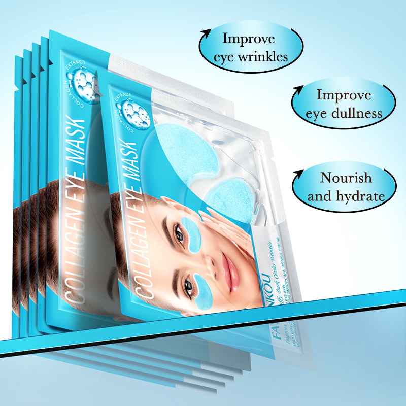 All-english FAYANKOU Collagen Multi-Effect Firming Eye Mask Moisturizing Eye Mask Cross-border export wholesale Specification drawing