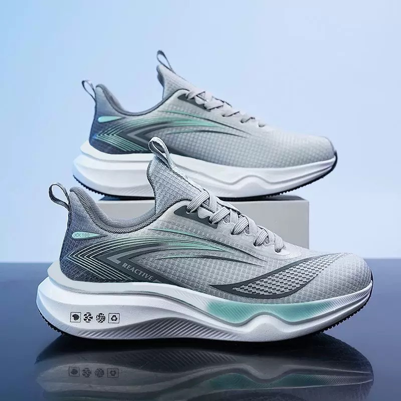 2025 New style sports shoes for summer, versatile student casual sports shoes, men's shoes, net surface, wholesale for export full figure