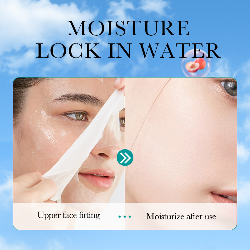 All-english SADOER Peach Hydrating and Repairing facial mask Cross-border export wholesale Item Picture