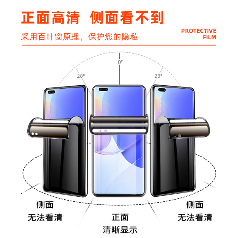 Suitable for oppo find N3/2 Flip Seamless foldable screen anti-peeping film high-definition full coverage self-repairing water condensation film Application Scenario