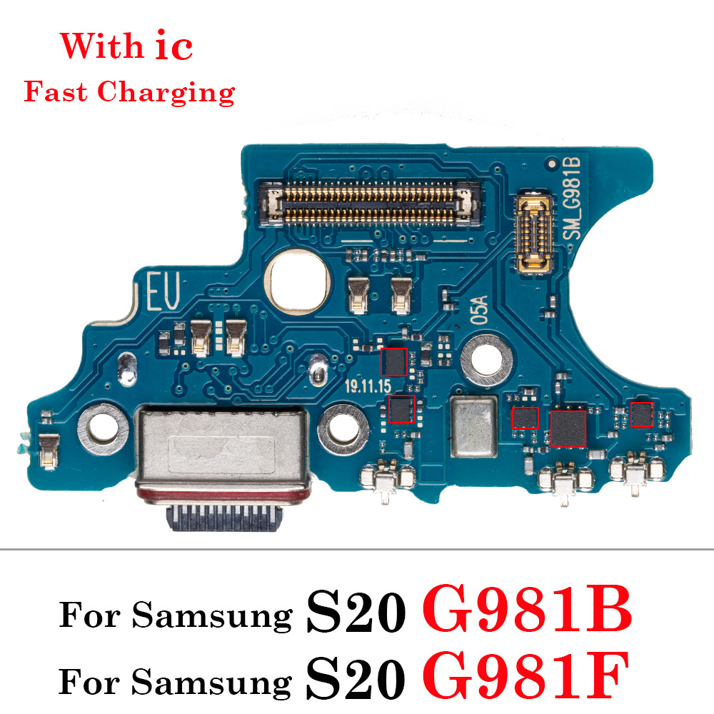 Compatible with Samsung Galaxy 20 charging tail plug small board S10 lite S20 S21 FE Plus ribbon cable Item Picture