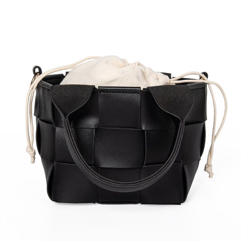 1新款韩版编织单肩斜挎小方包跨境爆款创意