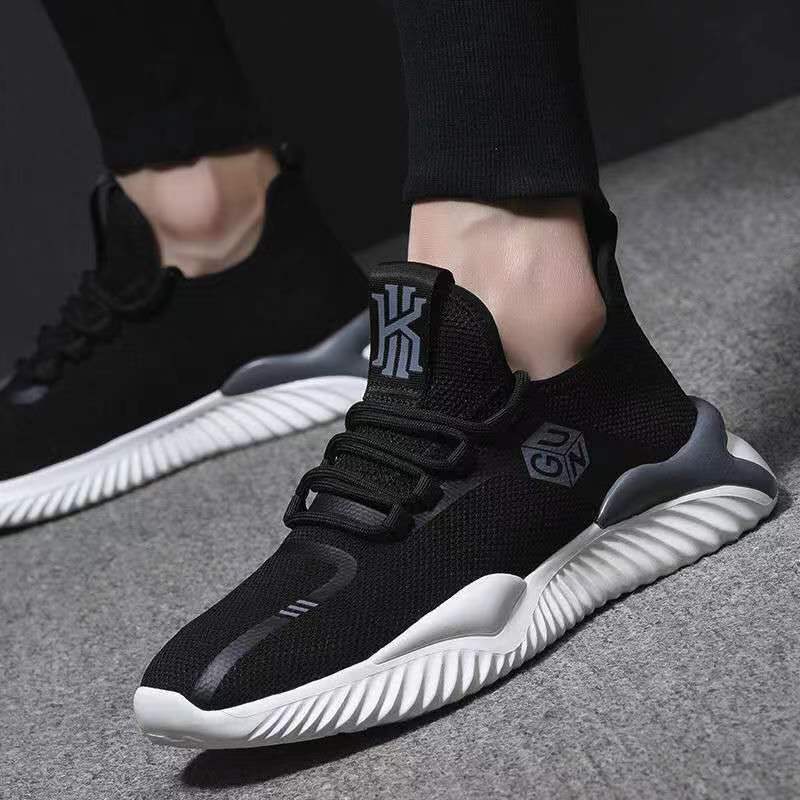 One-piece consignment special offer men's shoes, 2025 new spring casual sports shoes, popular men's running shoes, white sneakers Specification drawing