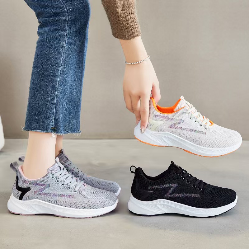 Women's Shoes 2024 Spring New Export women's shoes manufacturer wholesale casual shoes, one-piece consignment, soft-soled sports shoes for women Specification drawing