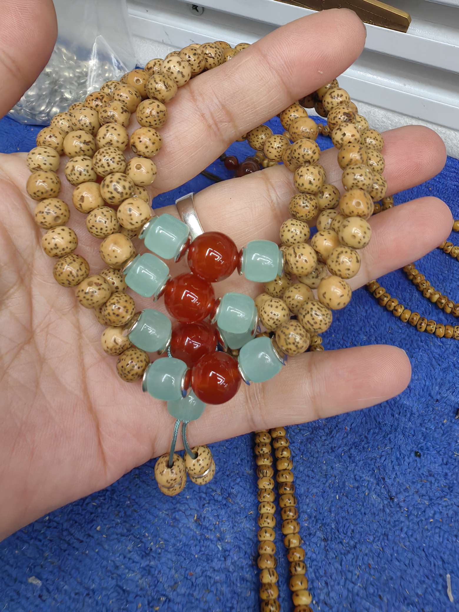 Star and Moon Bodhi Chen Seed 6 4-circle female surname King bracelet details Picture