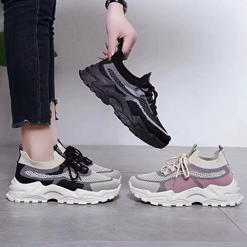 Summer new women's dad shoes, trendy women's shoes, breathable sports shoes, women's wholesale trade shoes Specification drawing