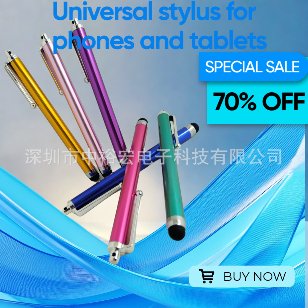 Wholesale 9.0 capacitive pens, universal tablets, mobile phones, styluses, early education pens, tablet drawing pens, and metal touch pens full figure